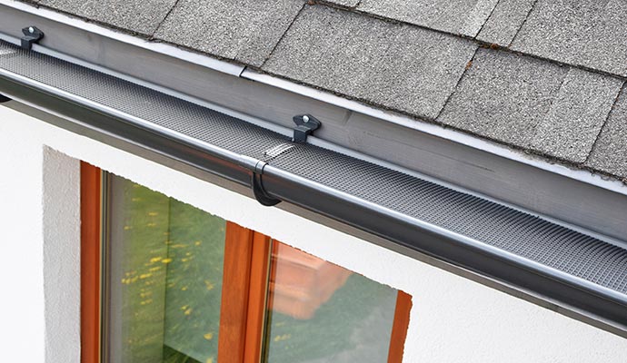 Clean gutter guard