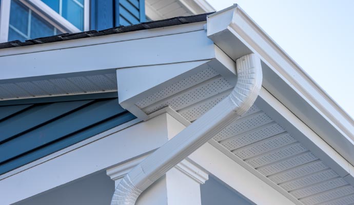 fresher exterior for clean gutter