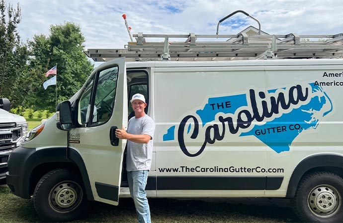 Carolina Gutter service vehicle