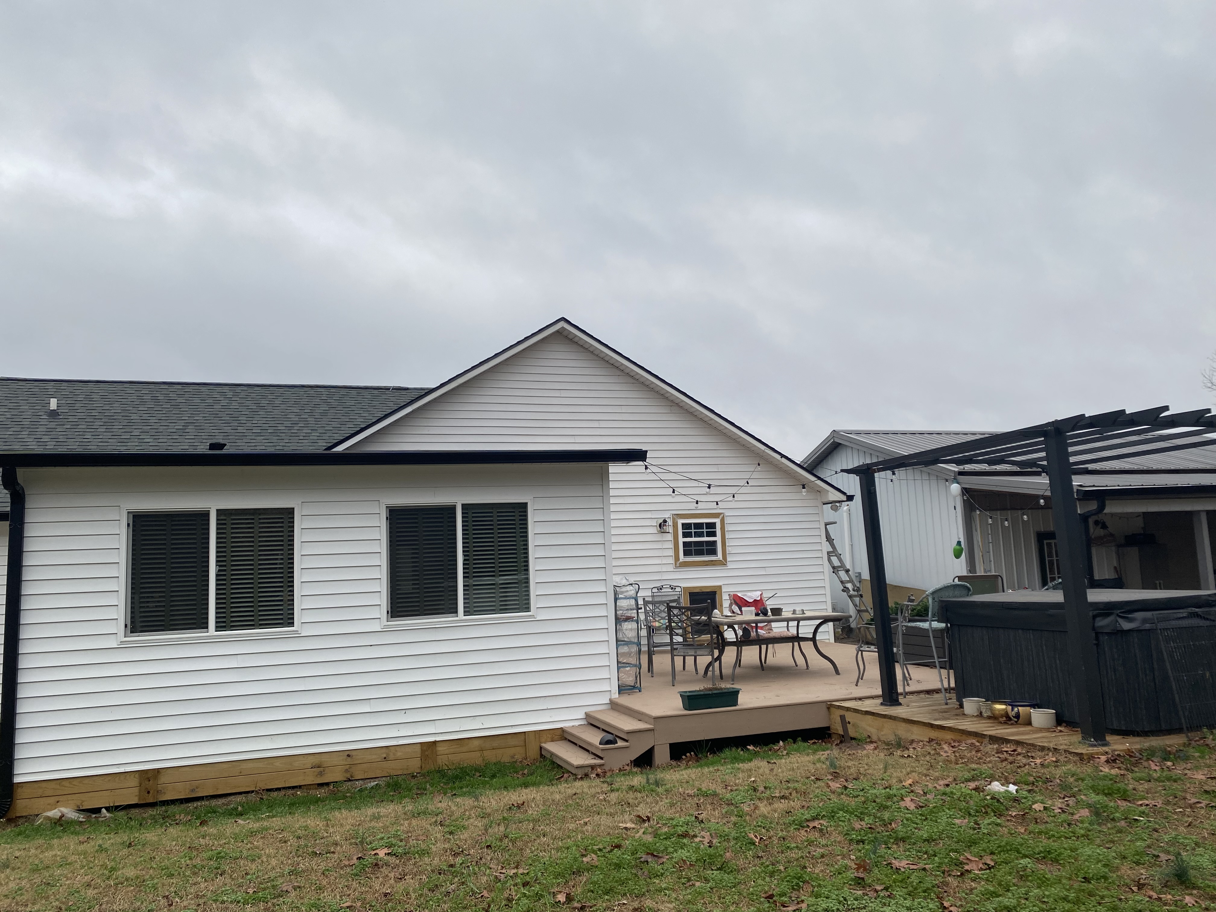 Premium Black 6 Inch Gutter Install in Clayton, North Carolina