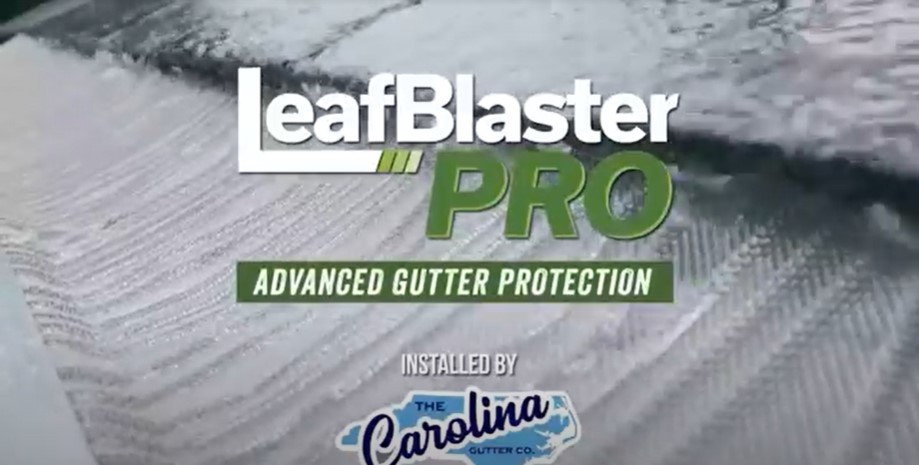 The Carolina Roofing and Gutter's LeafBlaster Pro Installation